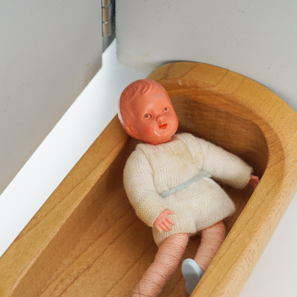 Vintage Creative Playthings Dollhouse Set With Furniture