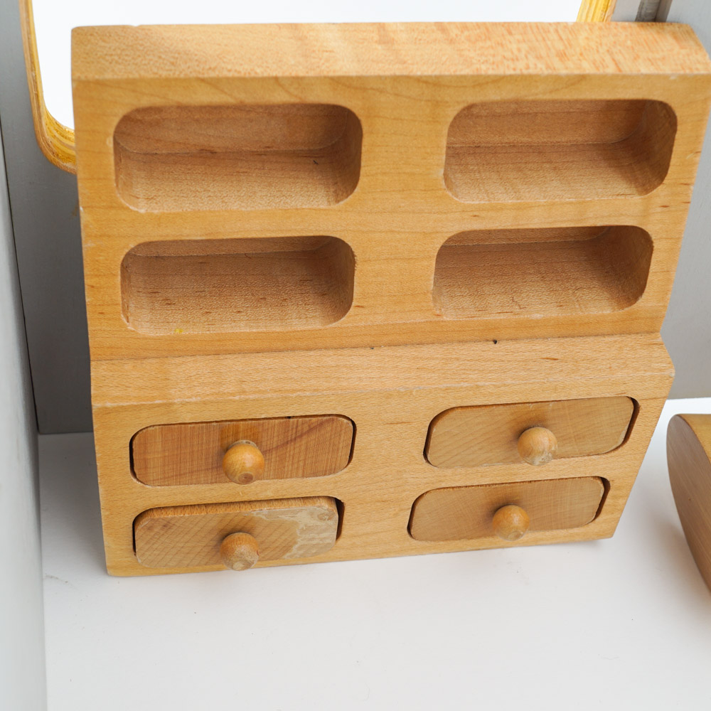 Vintage Creative Playthings Dollhouse Set With Furniture