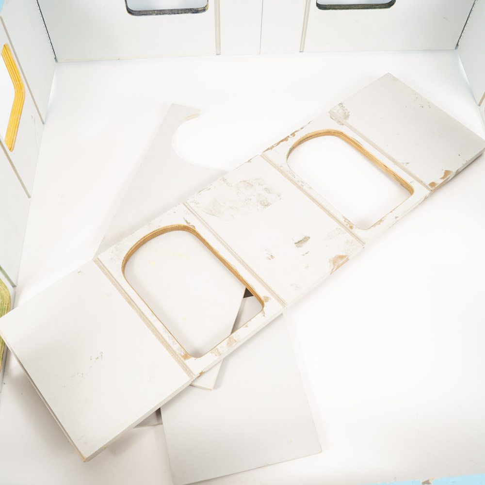 Vintage Creative Playthings Dollhouse Set With Furniture