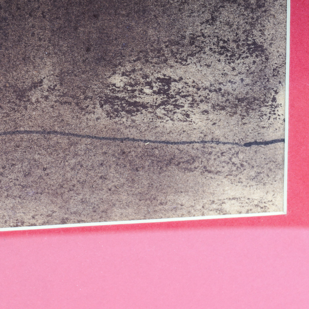 Pastel Drawing of a Desert Scene