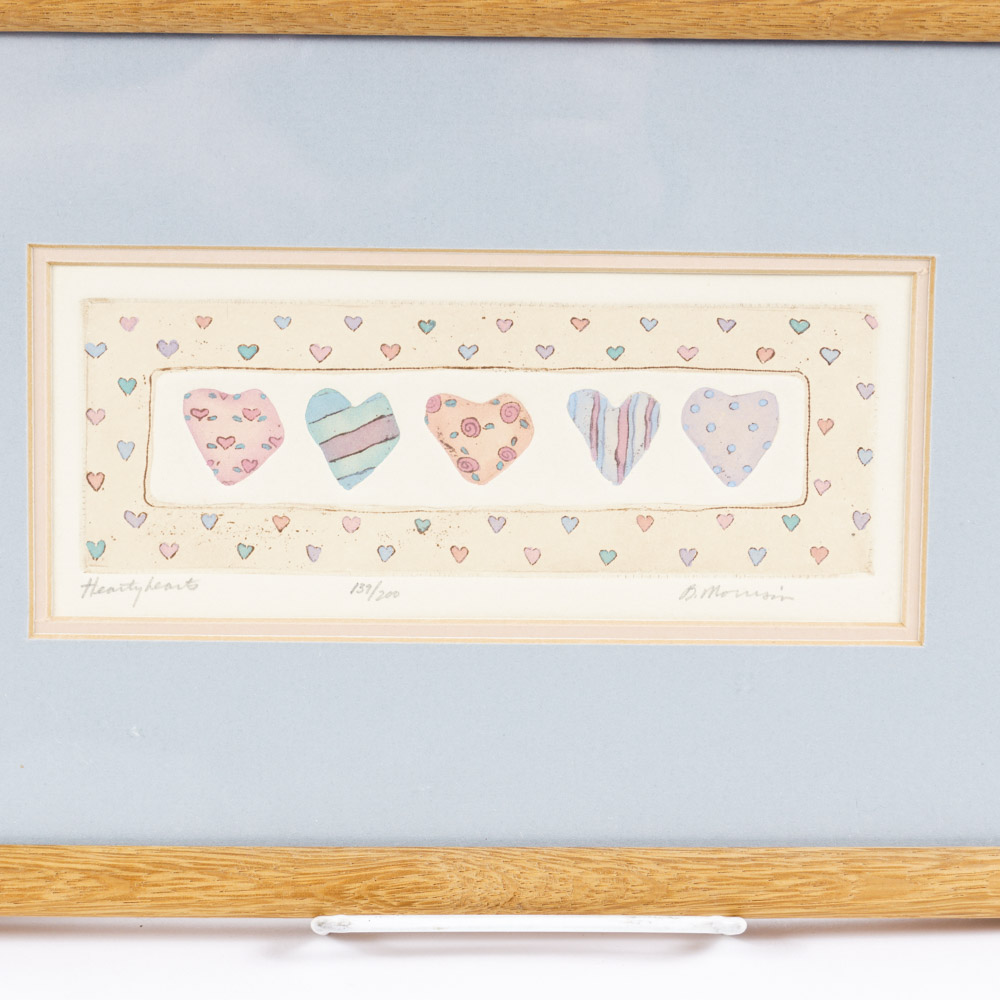 Brooke Morrison Limited Edition Embossed Hand-Colored Prints