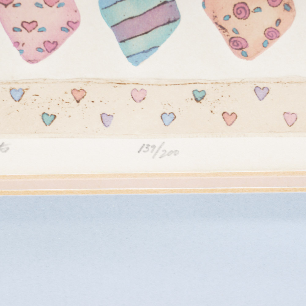 Brooke Morrison Limited Edition Embossed Hand-Colored Prints