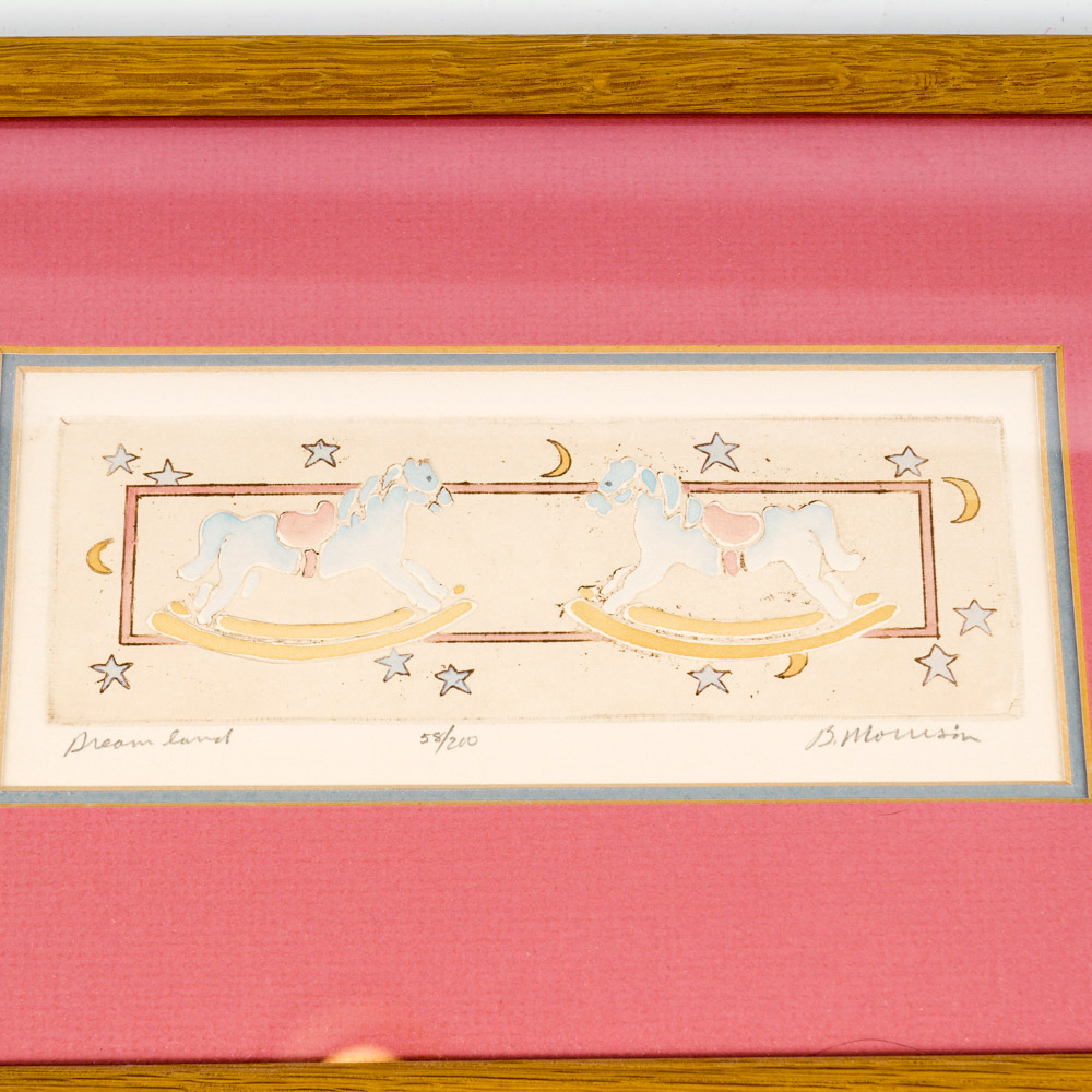 Brooke Morrison Limited Edition Embossed Hand-Colored Prints