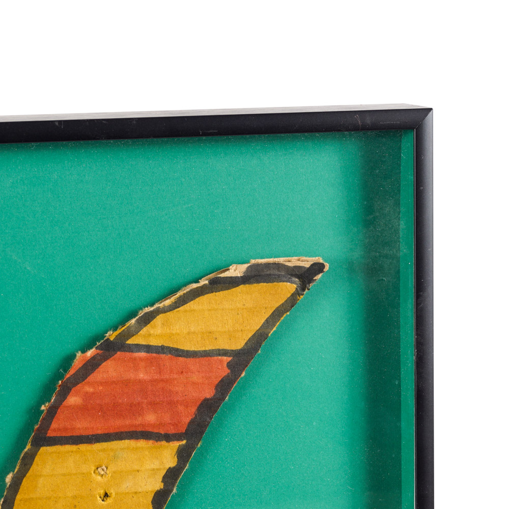 Mixed Media Cardboard African Style Mask Mask