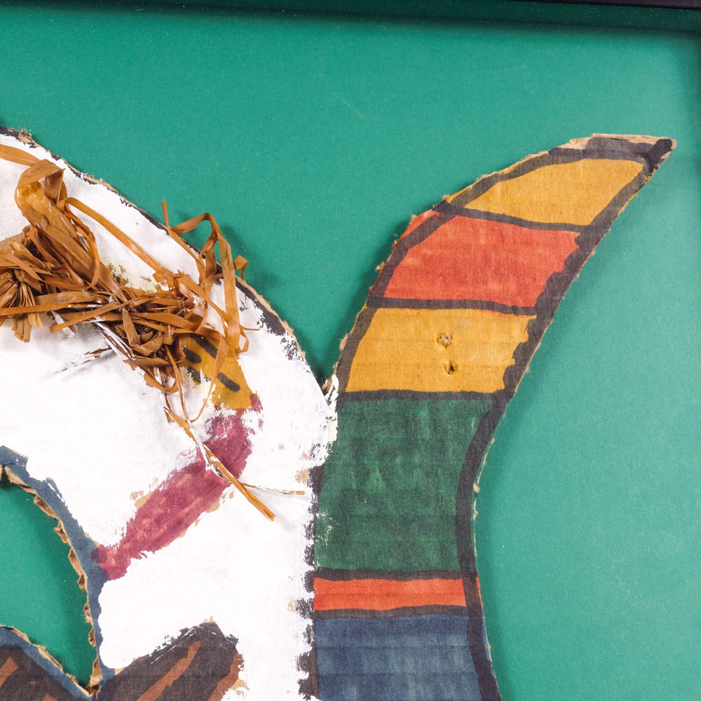 Mixed Media Cardboard African Style Mask Mask