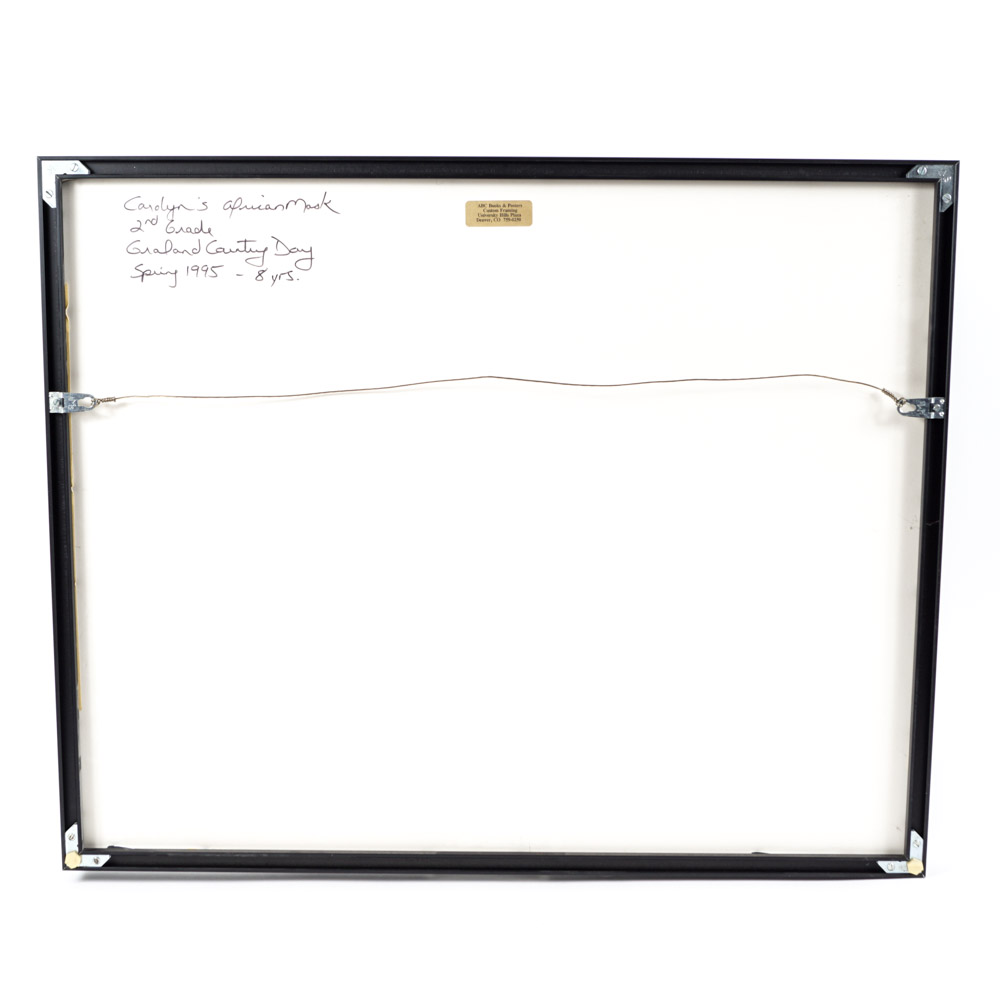 Mixed Media Cardboard African Style Mask Mask