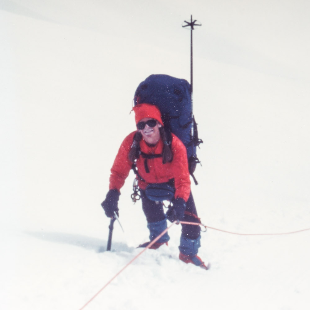 Color Photographs of Skiing Scenes