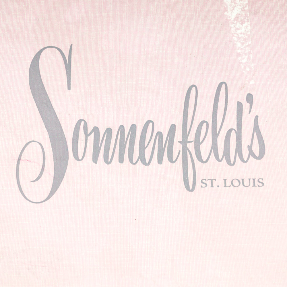 Vintage Chanda Blue Silk Cocktail Hat with Sonnenfeld's Hat Box