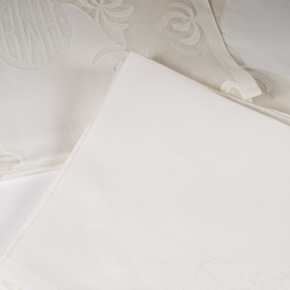 M. W. Carr & Co Monogrammed Table Linens