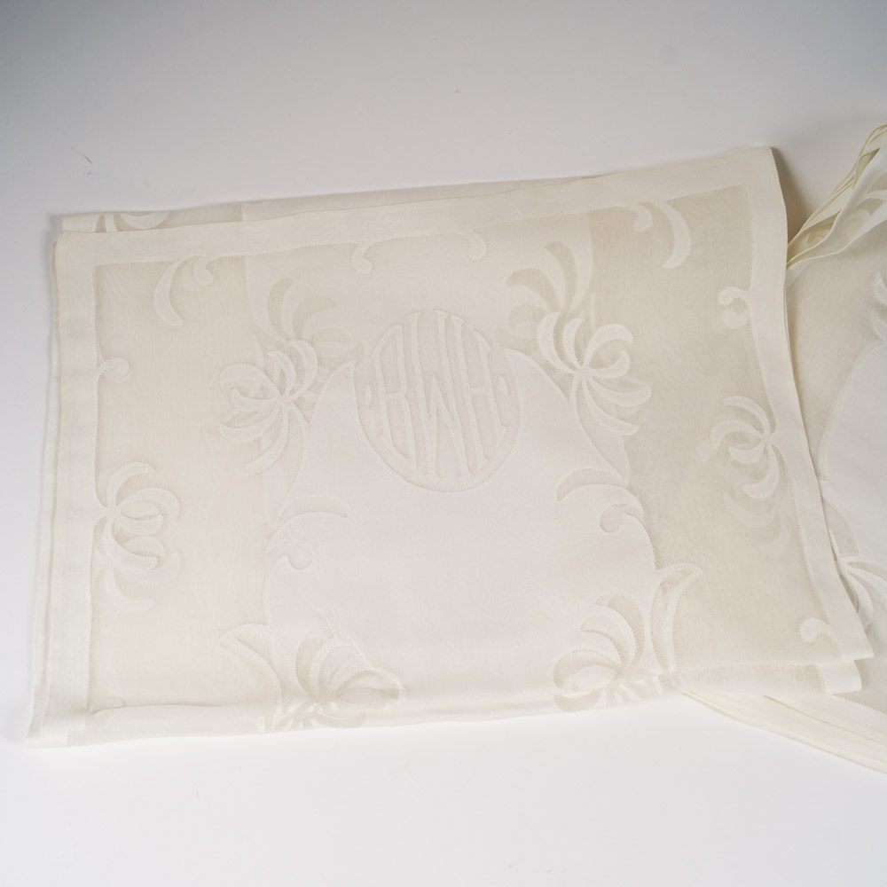 M. W. Carr & Co Monogrammed Table Linens