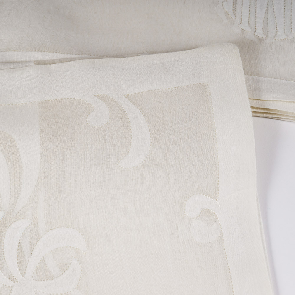 M. W. Carr & Co Monogrammed Table Linens