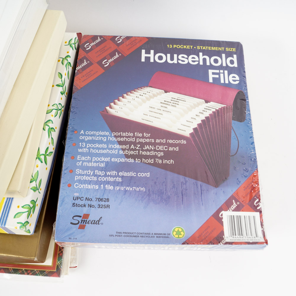 Journal Collection and Various Office Supplies