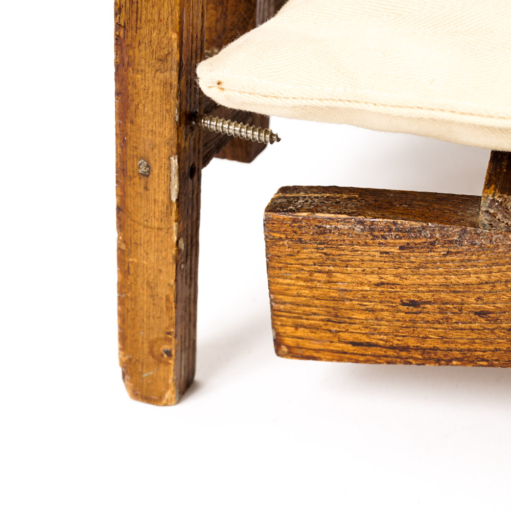 Vintage Collection of Oak Dollhouse Furniture