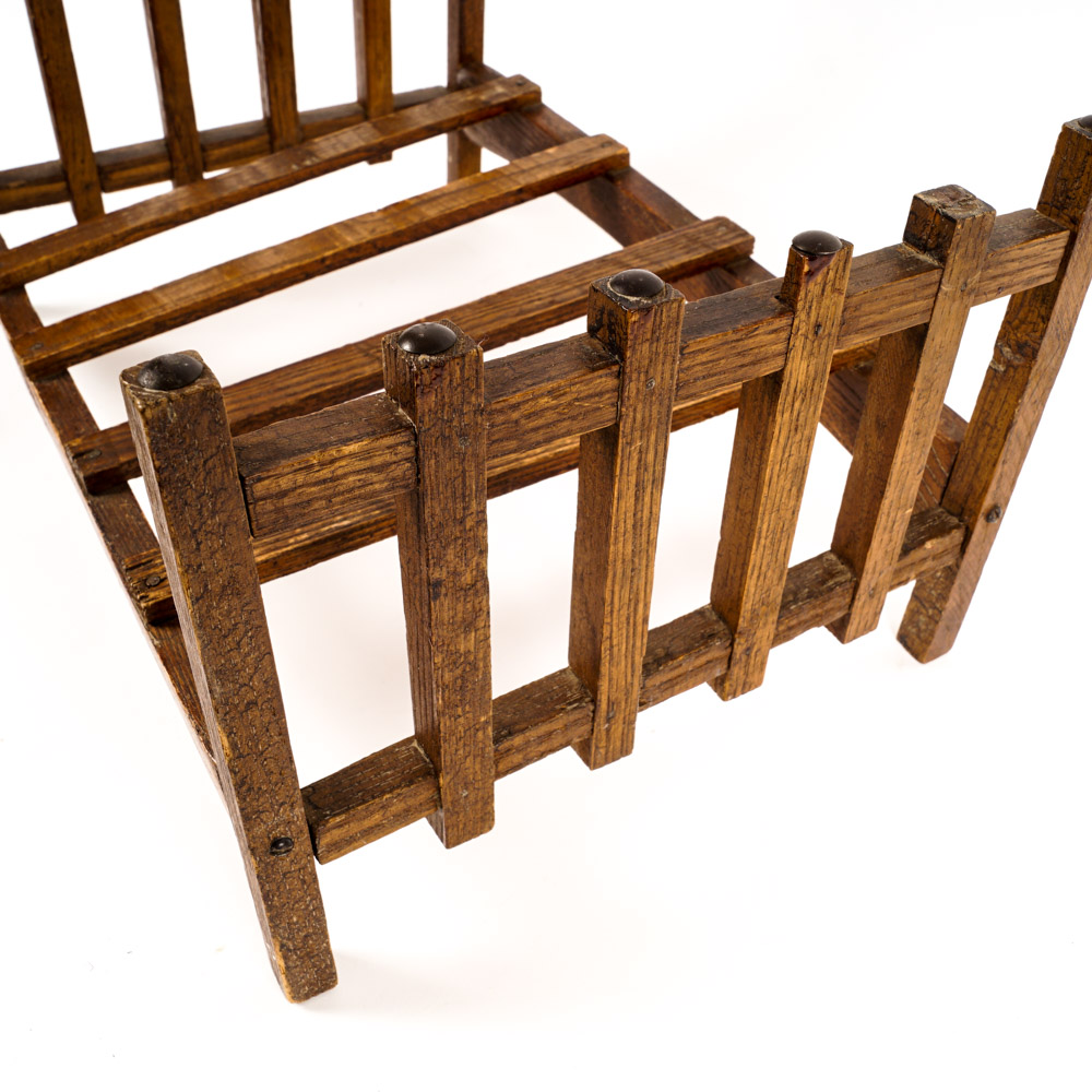 Vintage Collection of Oak Dollhouse Furniture