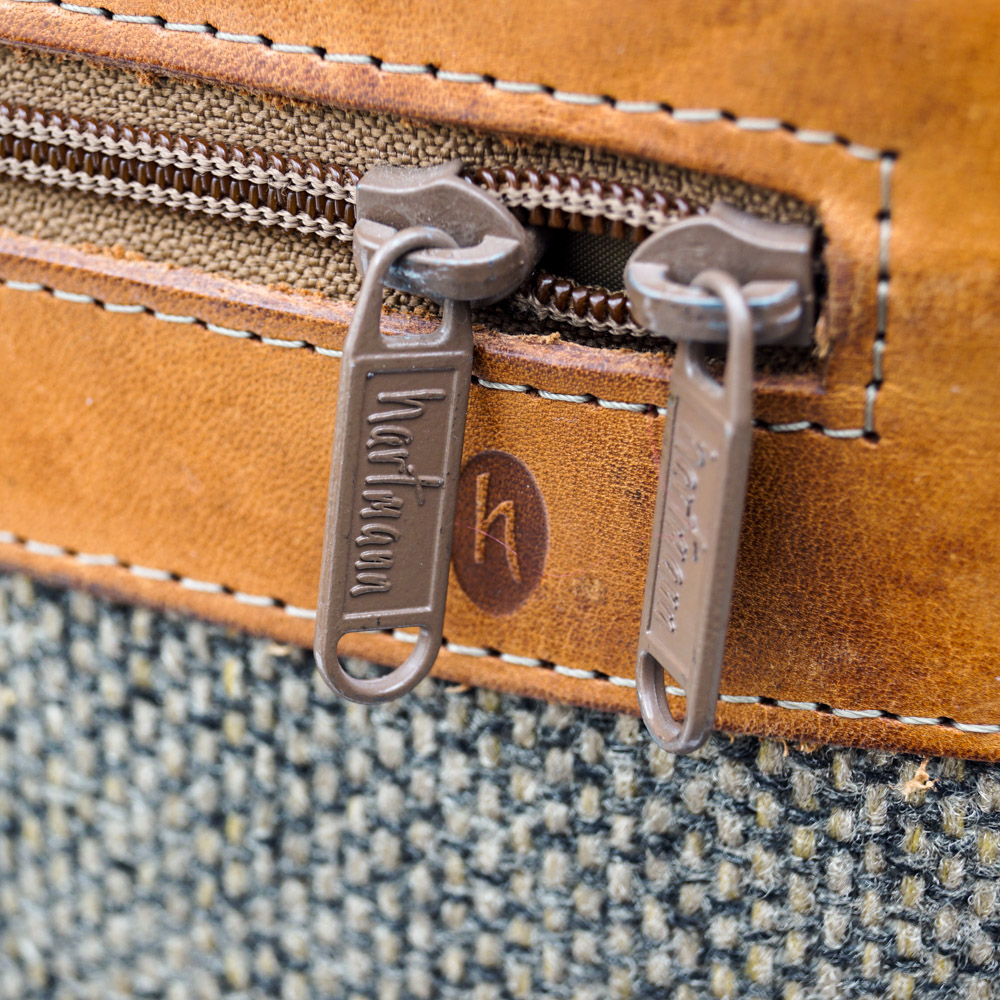 Hartmann Tweed Suitcase and Garment Bag