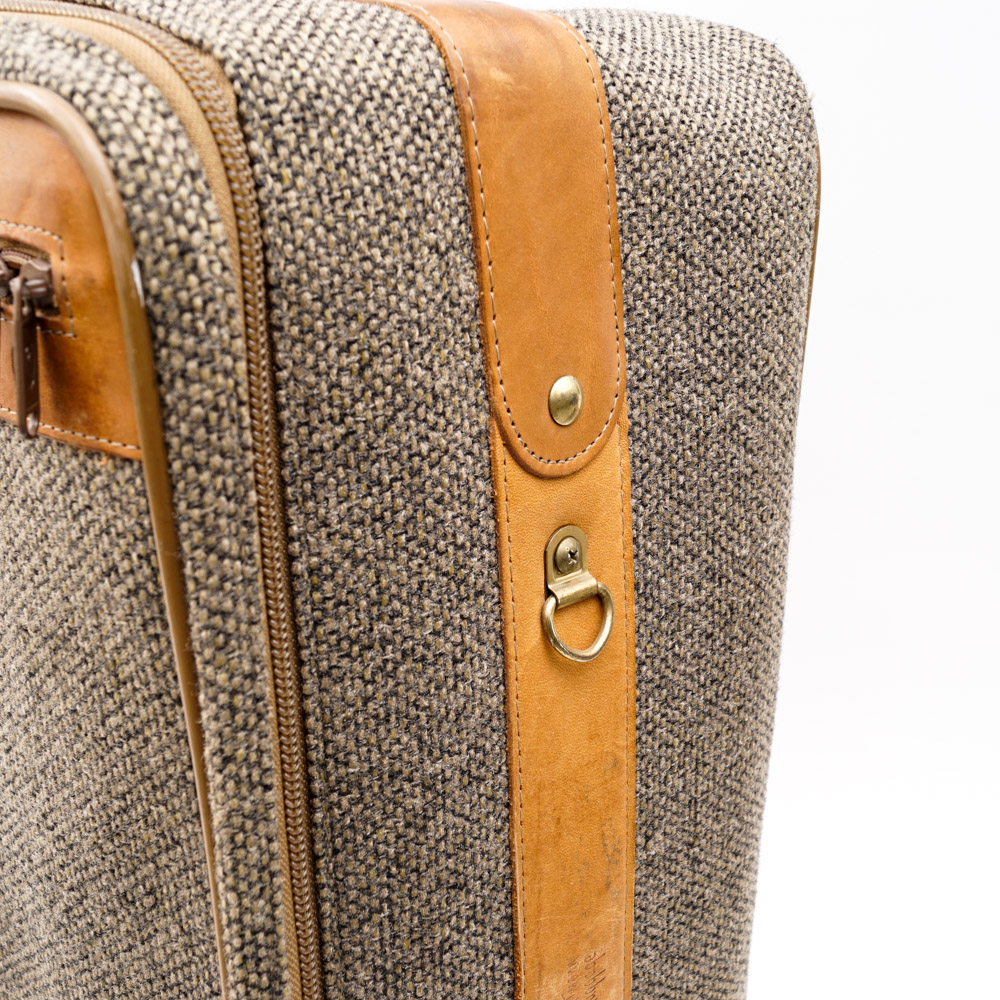 Hartmann Tweed Suitcase and Garment Bag