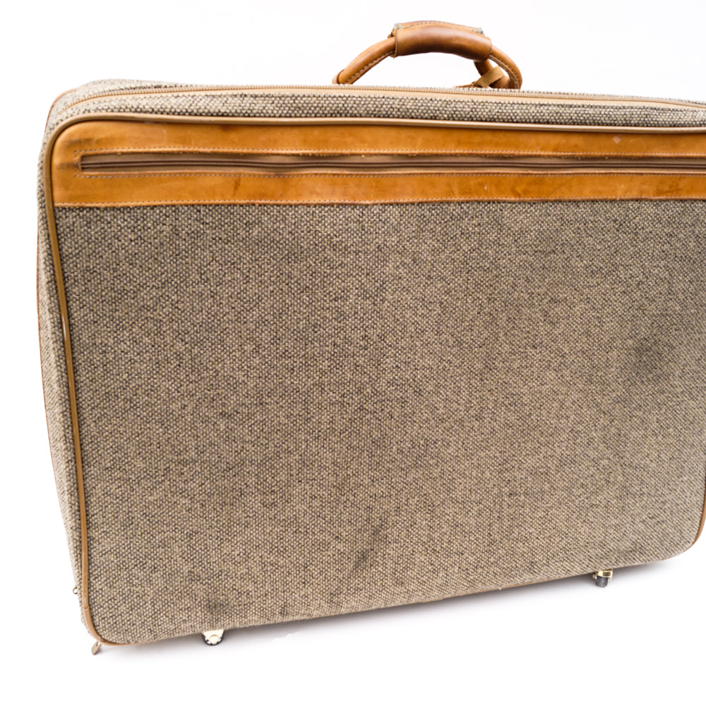 Hartmann Tweed Suitcase and Garment Bag