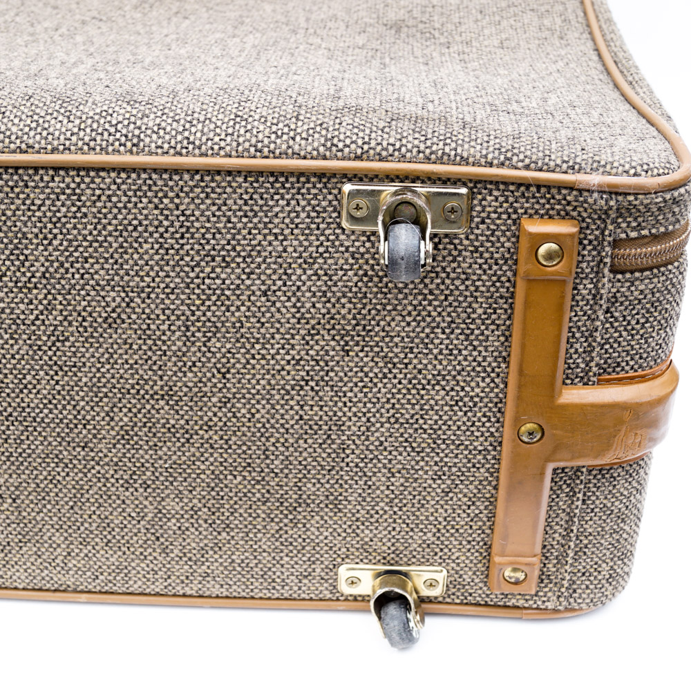 Hartmann Tweed Suitcase and Garment Bag
