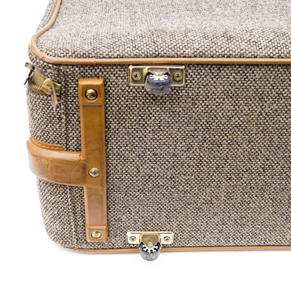 Hartmann Tweed Suitcase and Garment Bag