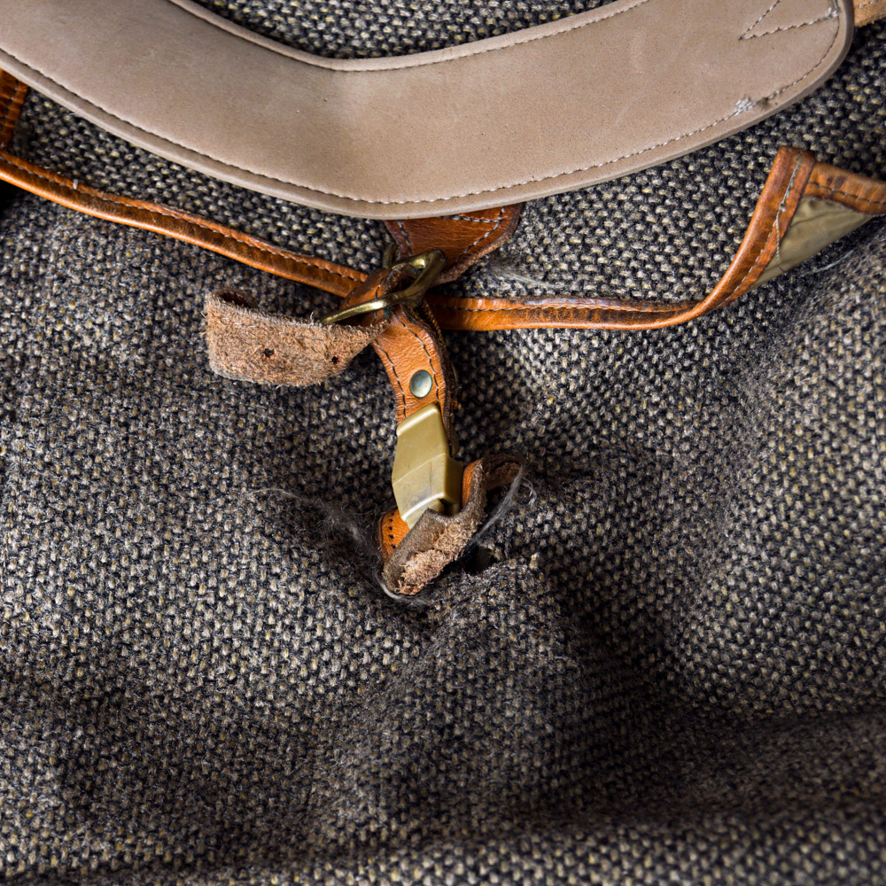 Hartmann Tweed Suitcase and Garment Bag