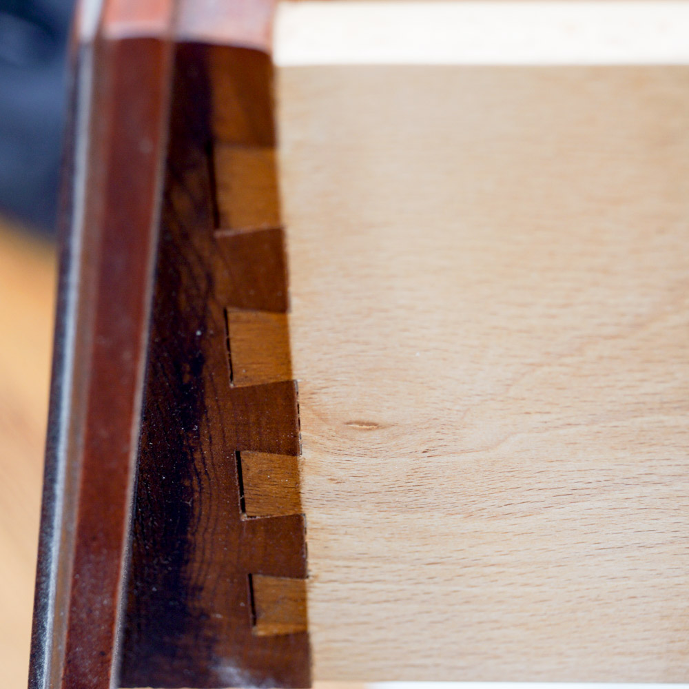 Early American Style Cherry Side Table by Thomasville