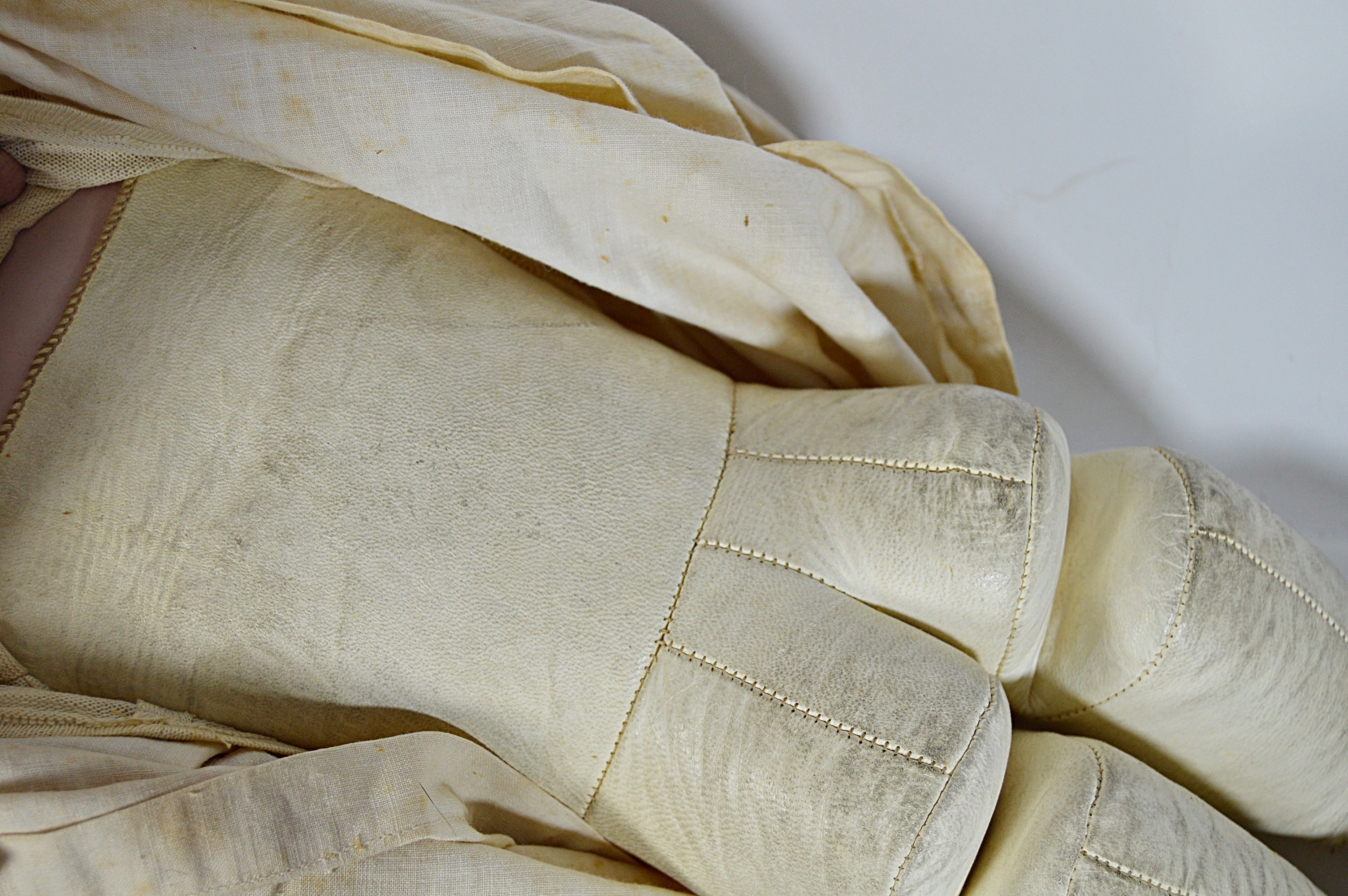 Antique Bisque Head Doll with Kid Leather Body