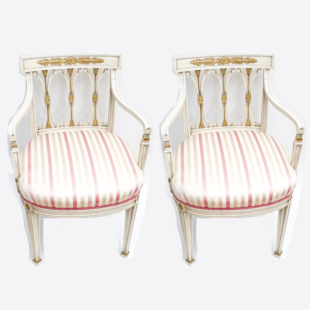 Vintage Hepplewhite Style Chairs