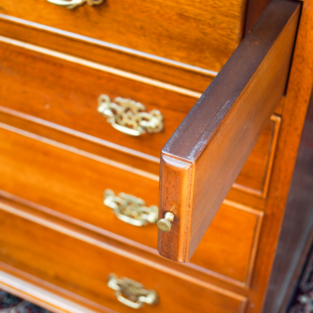 Vintage Chippendale Style Secretary