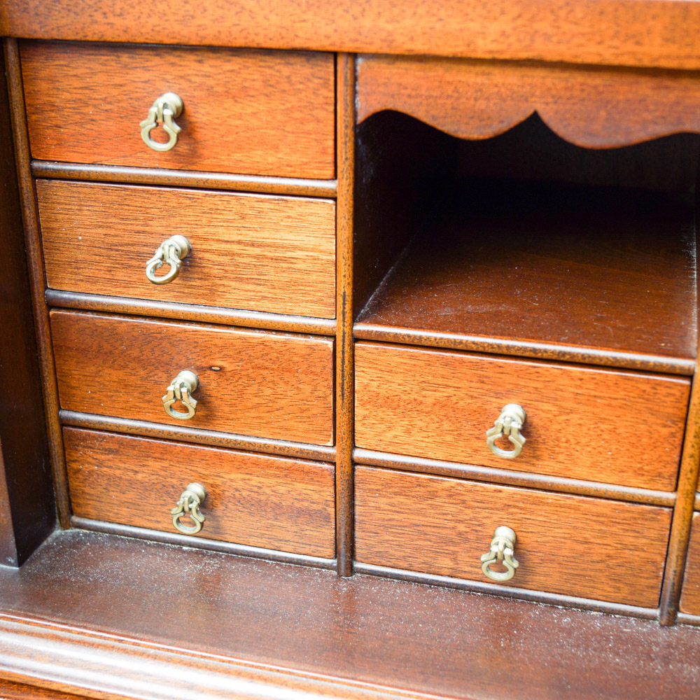 Vintage Chippendale Style Secretary