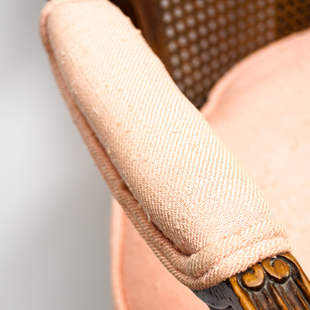 French Louis XV Style Cane Back Armchairs