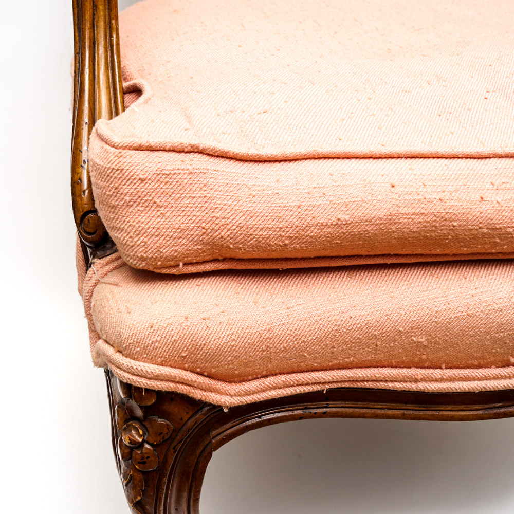 French Louis XV Style Cane Back Armchairs