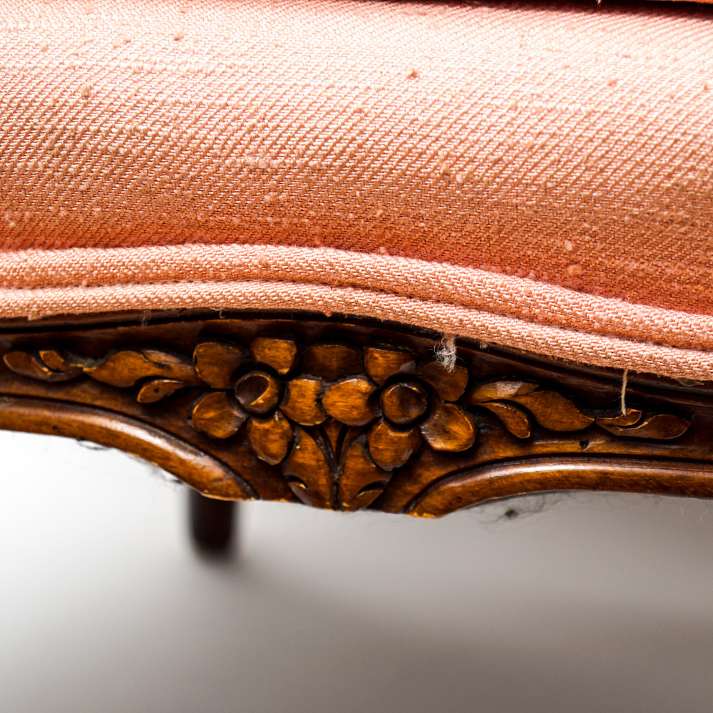 French Louis XV Style Cane Back Armchairs