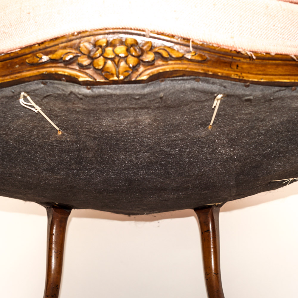 French Louis XV Style Cane Back Armchairs