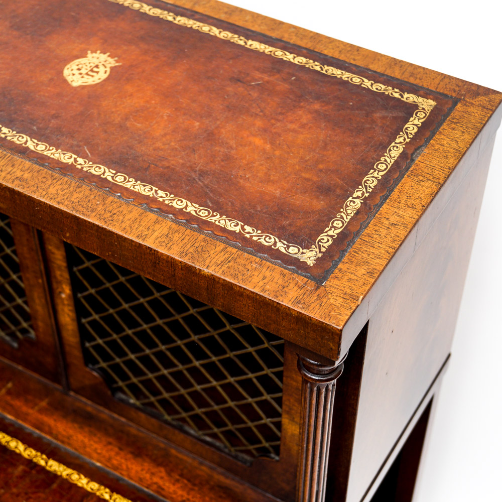 Vintage Regency Style Mahogany Bed Step End Table