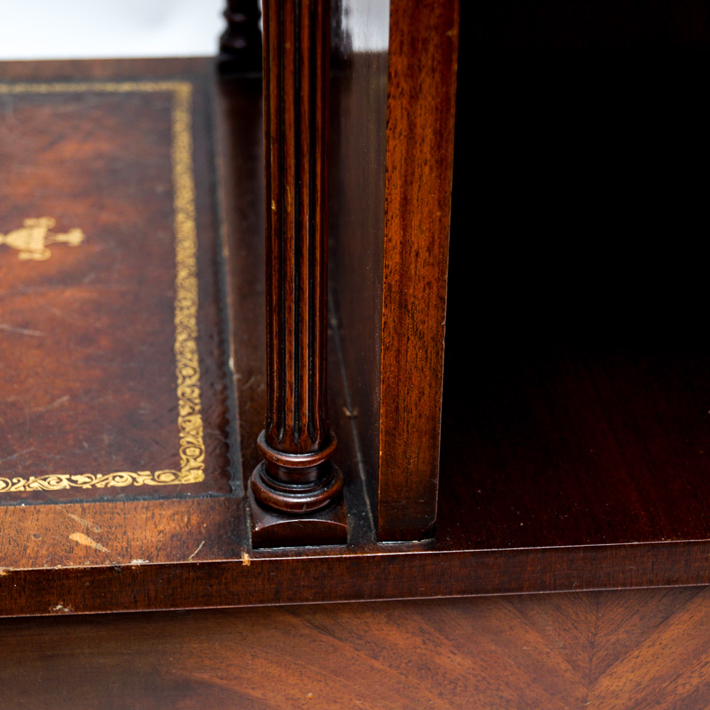 Vintage Regency Style Mahogany Bed Step End Table