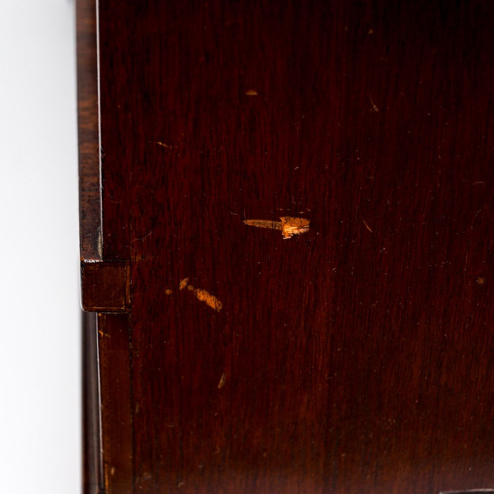 Vintage Regency Style Mahogany Bed Step End Table