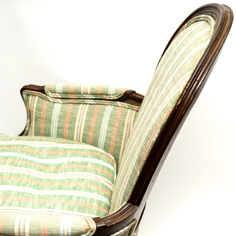 Matching Pair of Upholstered Armchairs