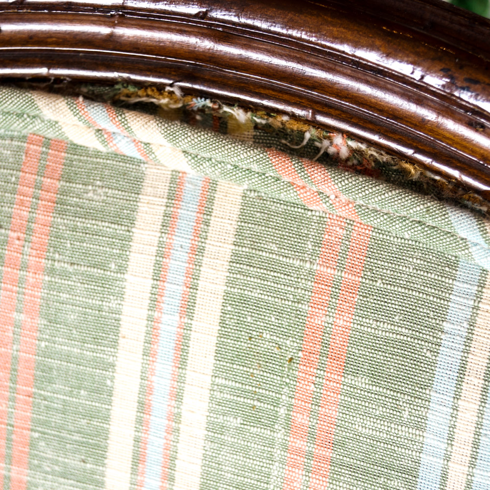 Matching Pair of Upholstered Armchairs