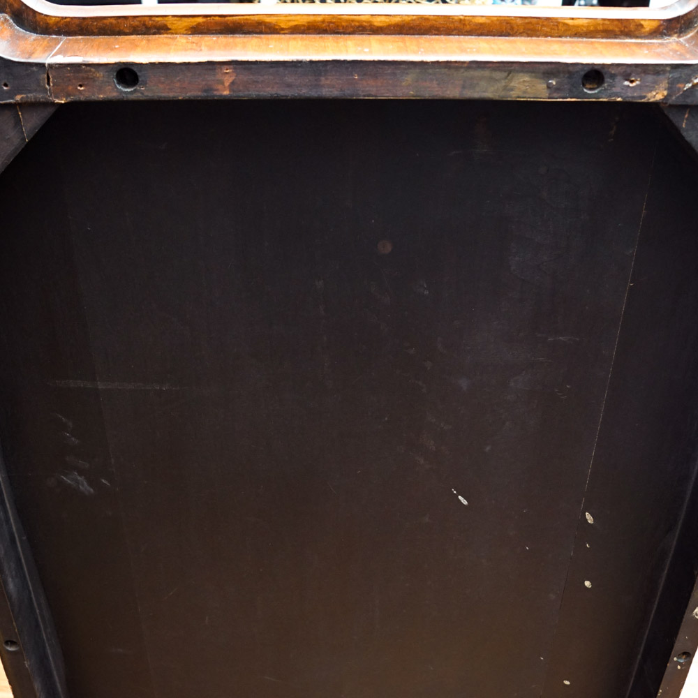 Georgian Style Mahogany Paw Foot Coffee Table with Leather Top