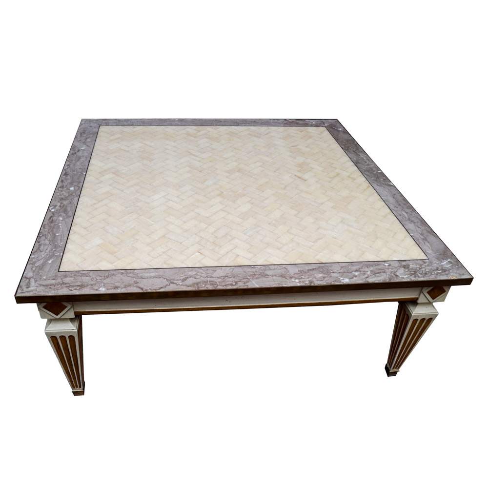 Marble Top Coffee Table