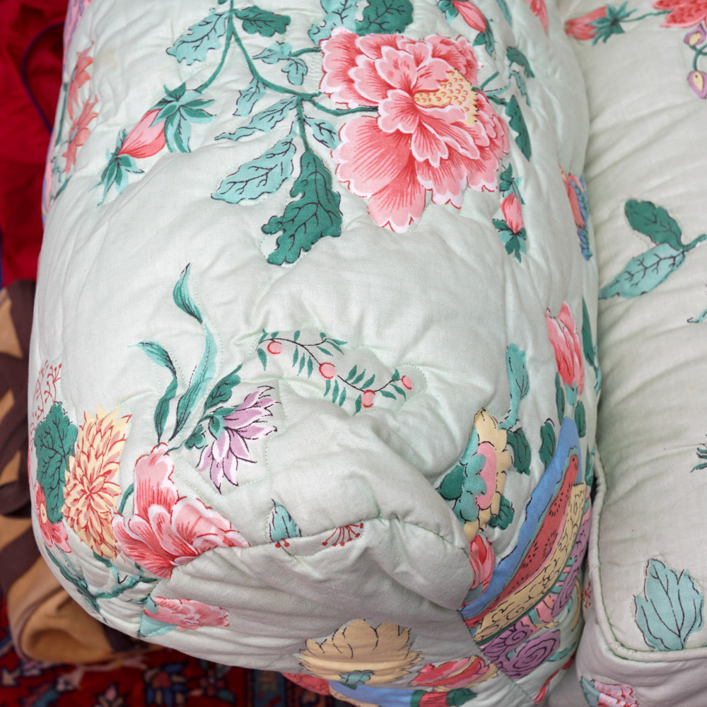 Vintage Upholstered Settee