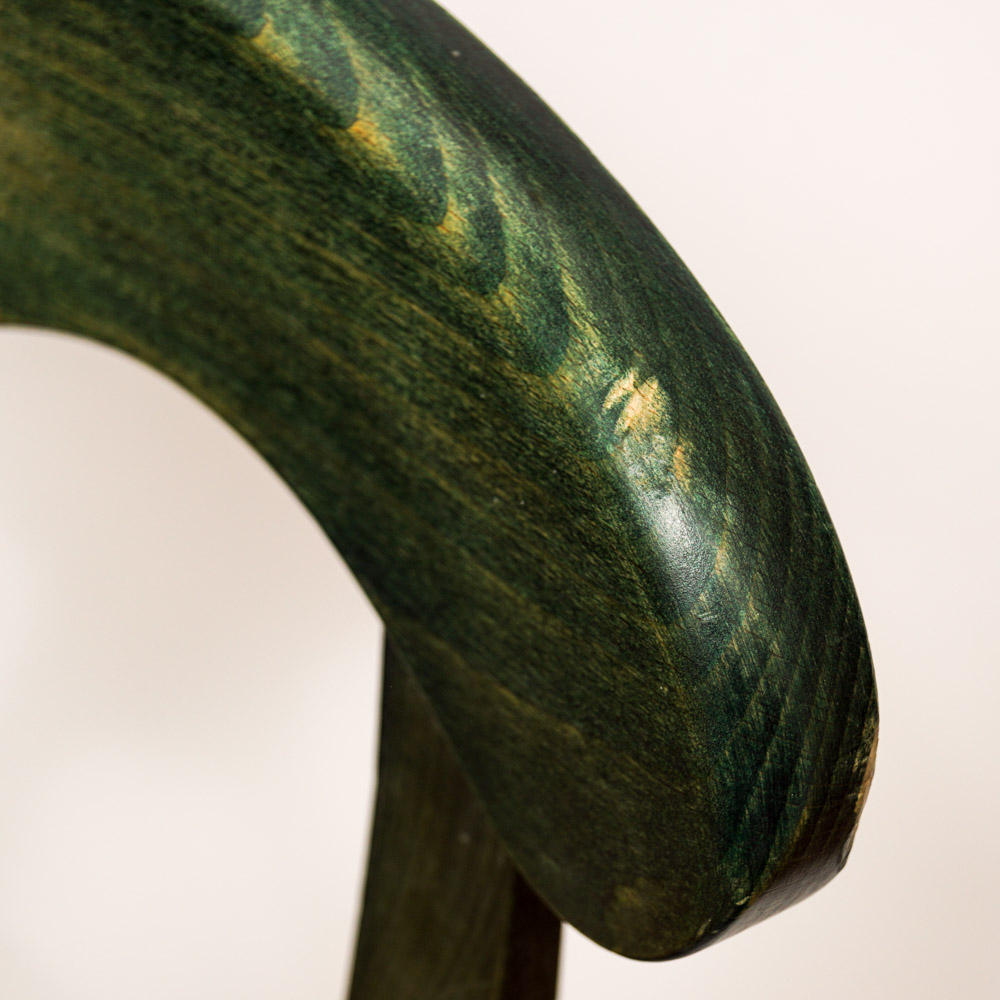 French Provincial Style Rush Seat Bar Stools