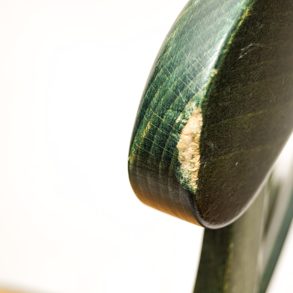 French Provincial Style Rush Seat Bar Stools