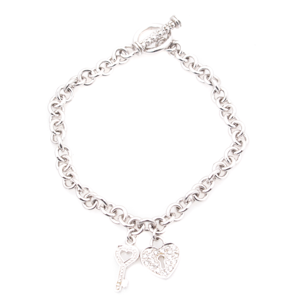 Sterling Silver Charm Style Bracelet