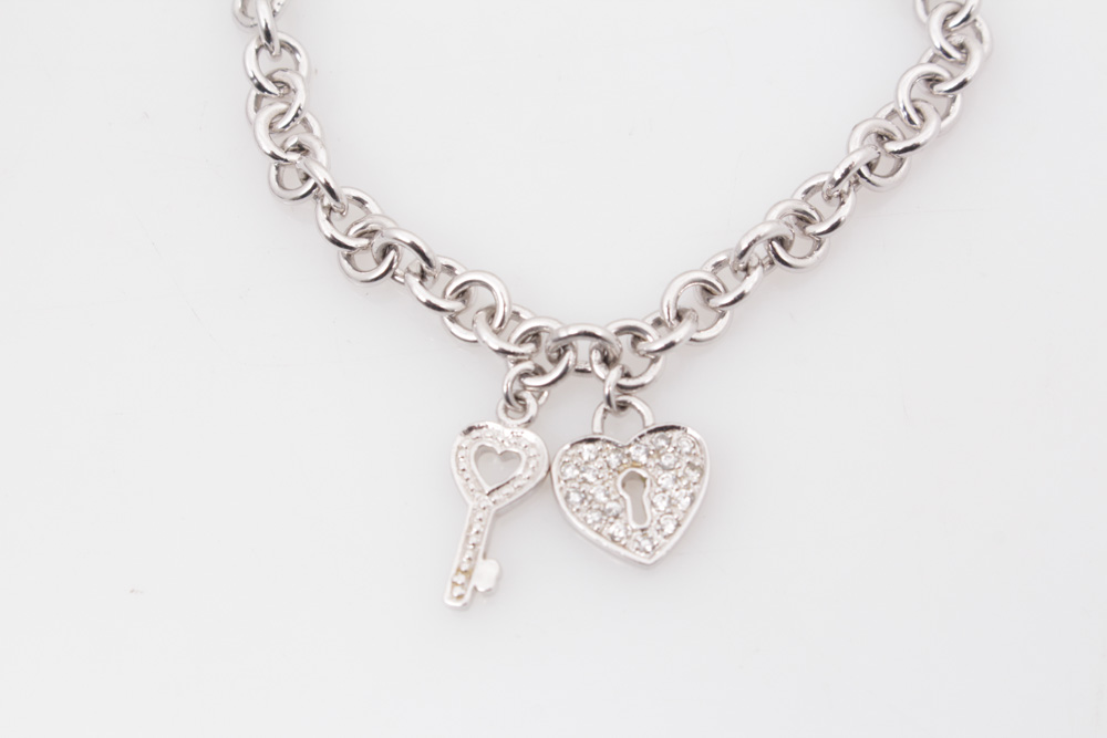 Sterling Silver Charm Style Bracelet