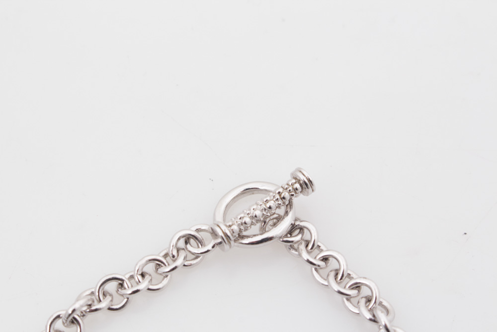 Sterling Silver Charm Style Bracelet