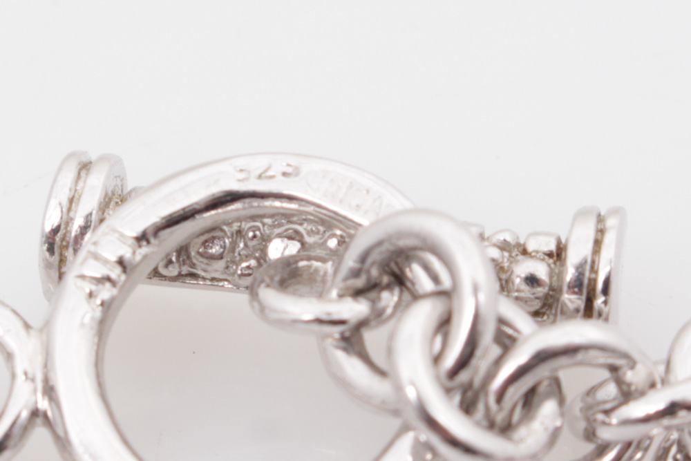 Sterling Silver Charm Style Bracelet