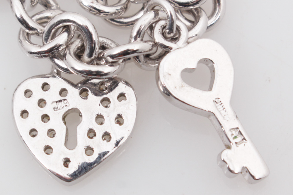 Sterling Silver Charm Style Bracelet