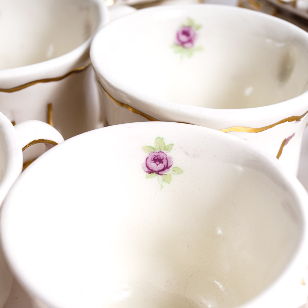 Miniature Ceramic Tea Set