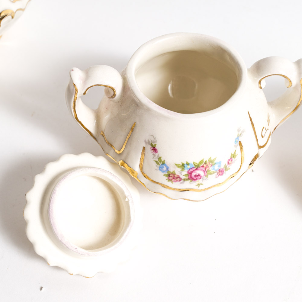Miniature Ceramic Tea Set
